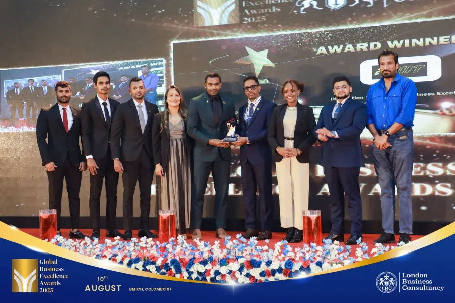 GBE Awards winners and presenters on stage