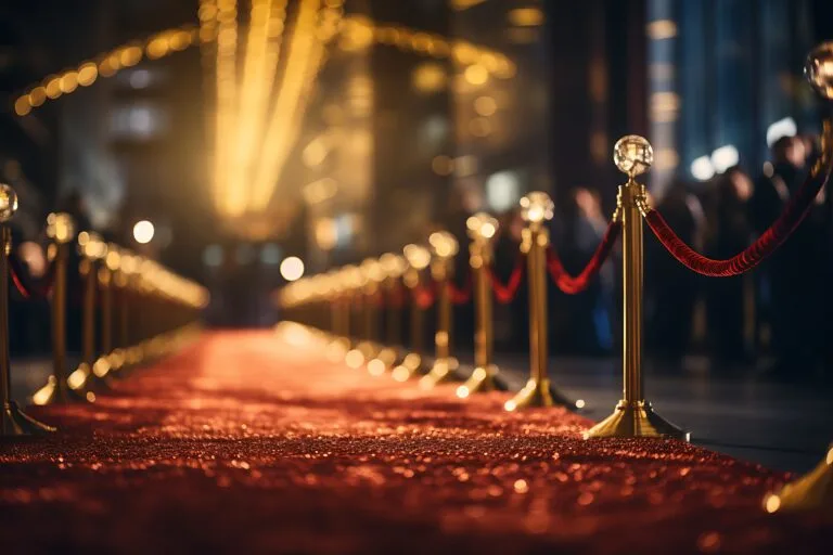 Red carpet night city