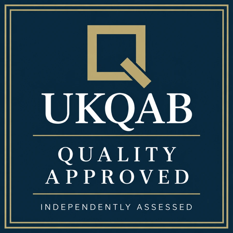 UKQAB Quality Approved, Independently Assessed